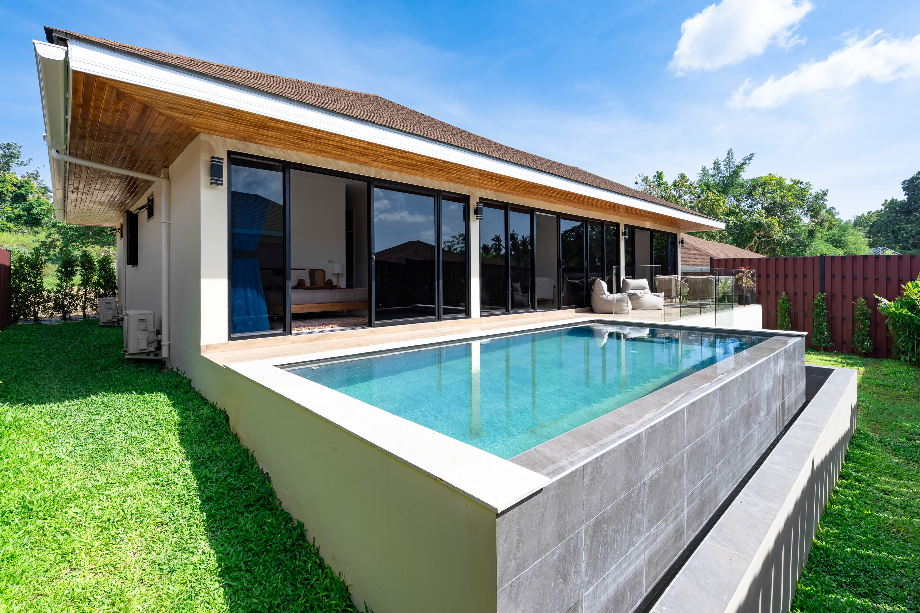 Private pool of N26 The White Villa at Iremia Residence, Koh Samui