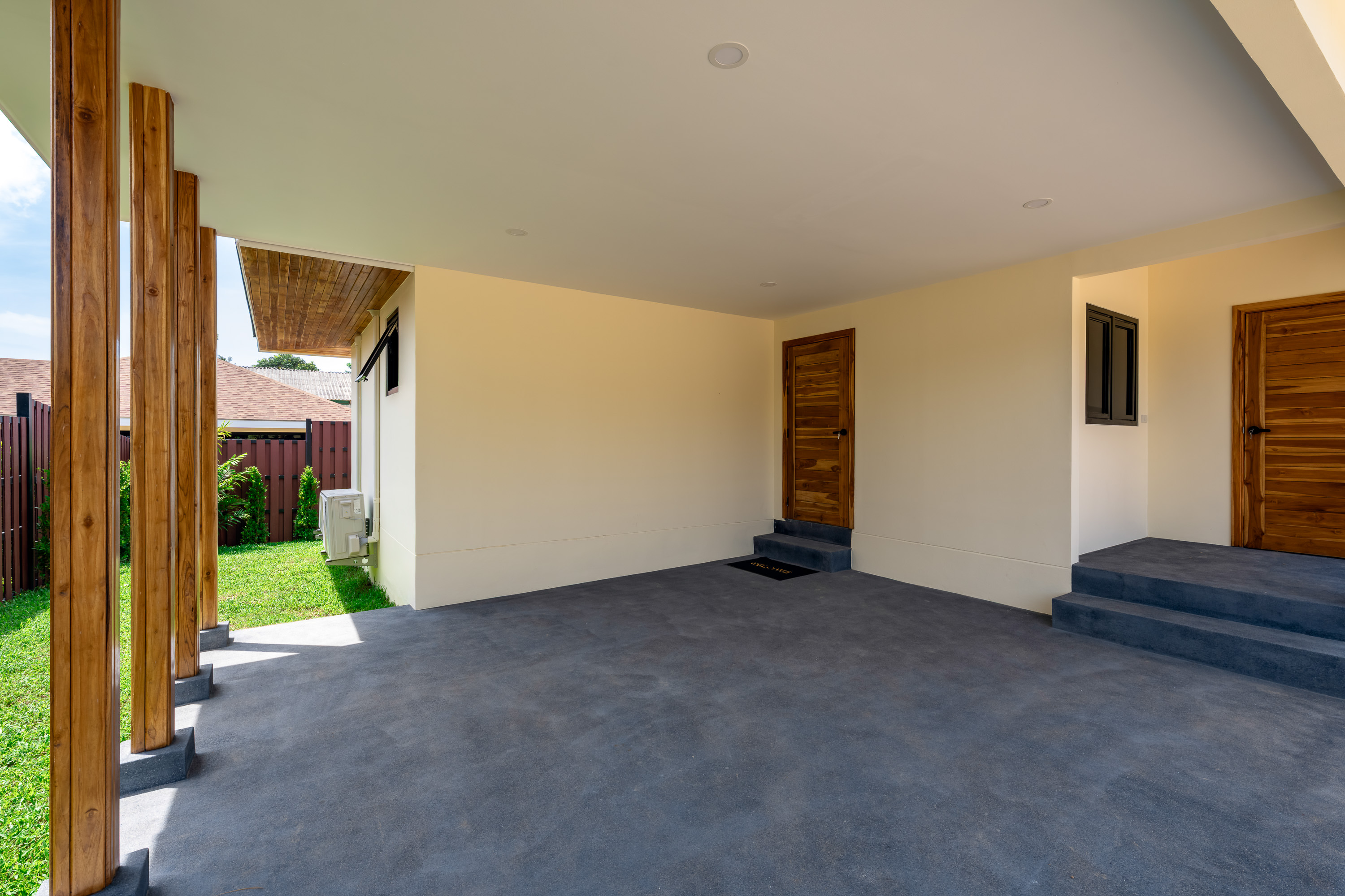 Intimate bedroom with natural garden light in N28 The Garden Villa