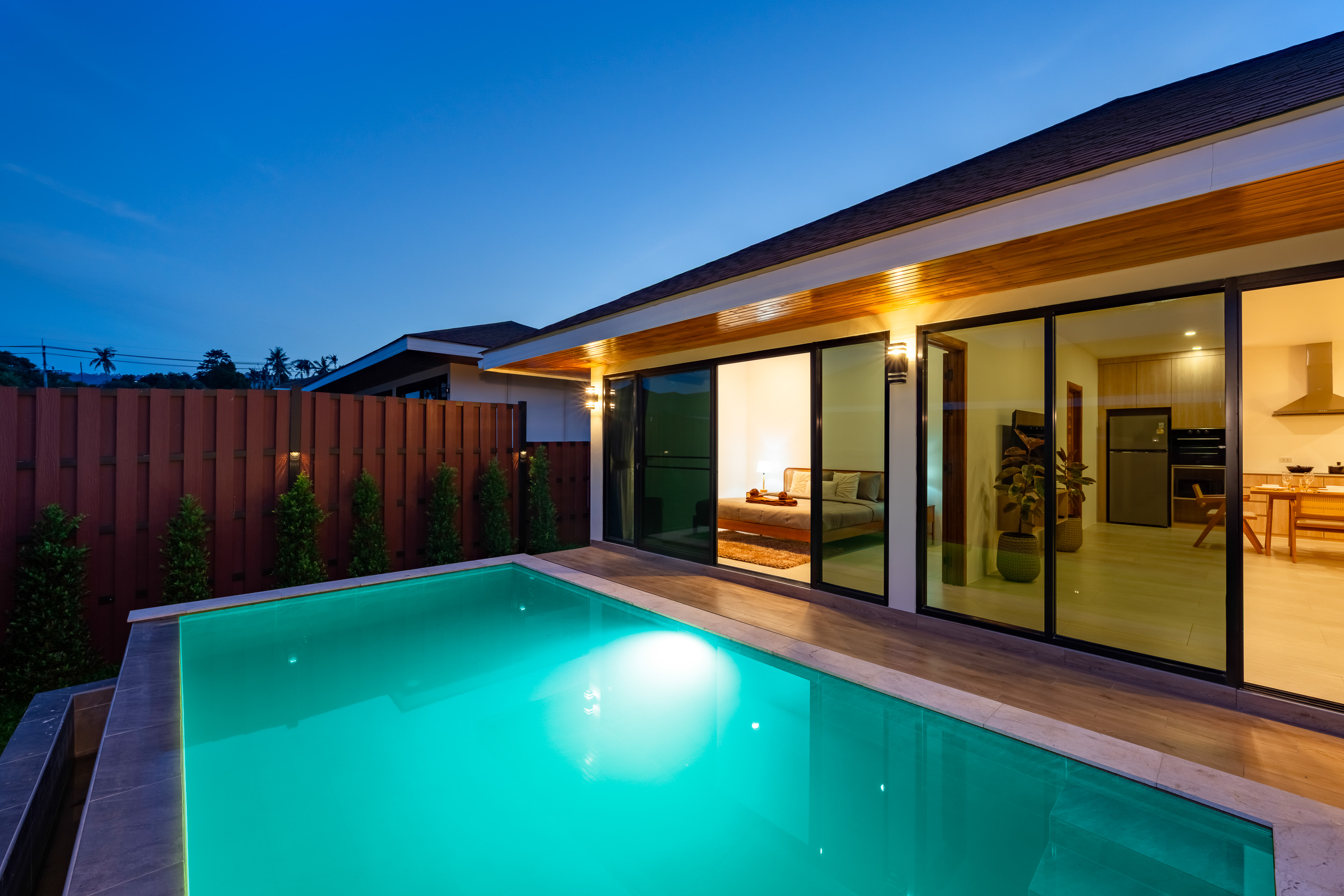 Peaceful living area with forest view in N30 The Forest Villa, Bo Put